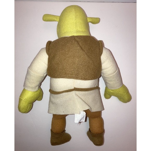 Shrek Green Ogre Stuffed Toy Plush Doll Animals 11"Shrek 2 DreamWorks Nanco 2004 - Picture 3 of 12